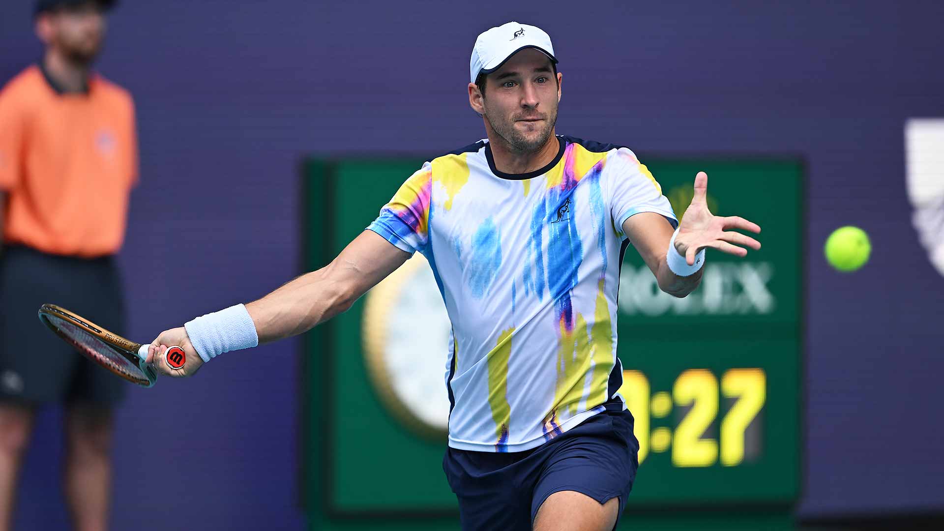 Dusan Lajovic upsets Andy Murray in the Miami first round.