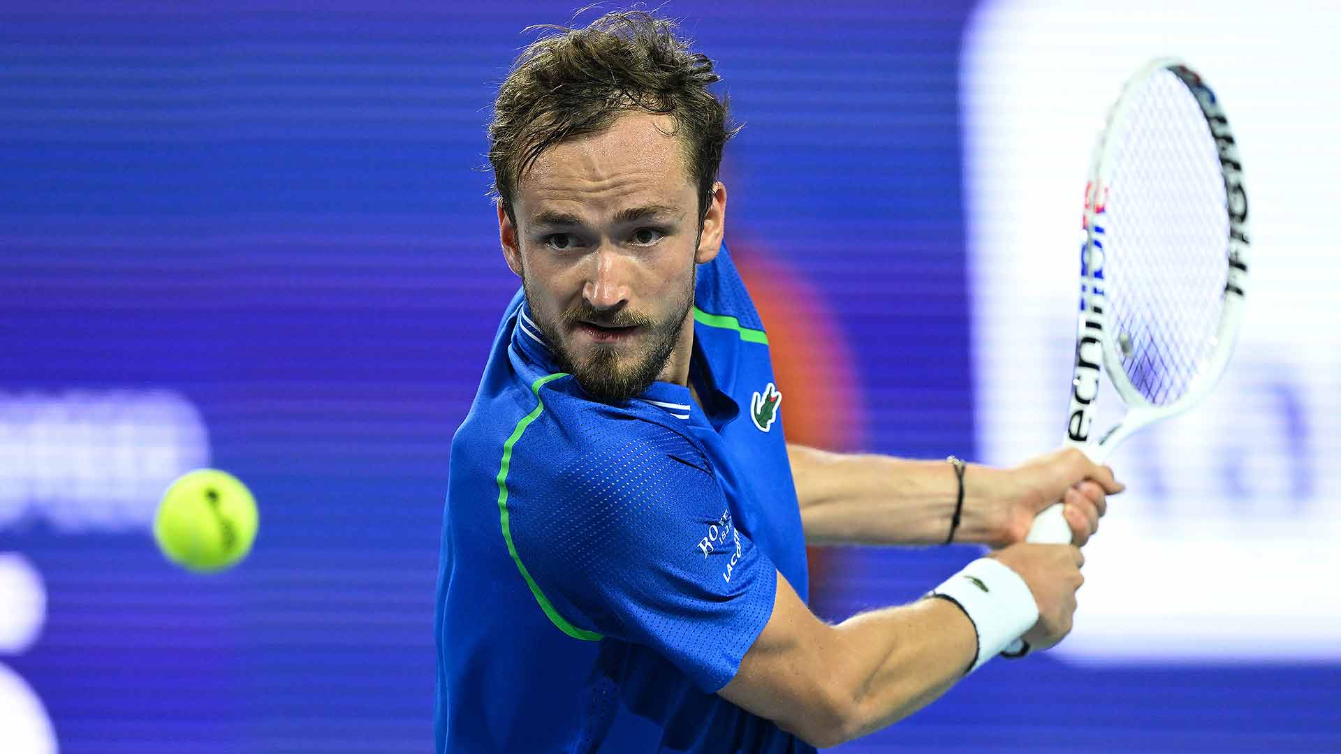 Daniil Medvedev has won 20 of his past 21 matches.