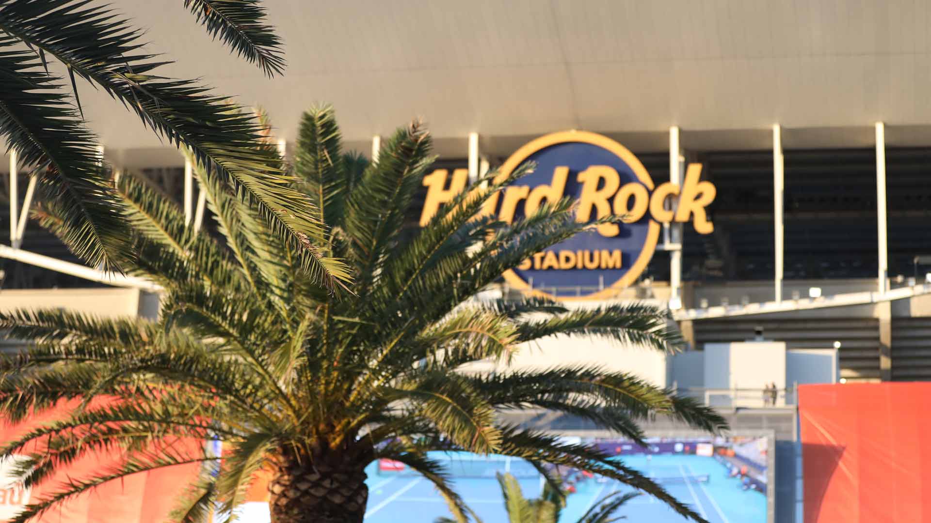 The Miami Open presented by Itau is played at Hard Rock Stadium.