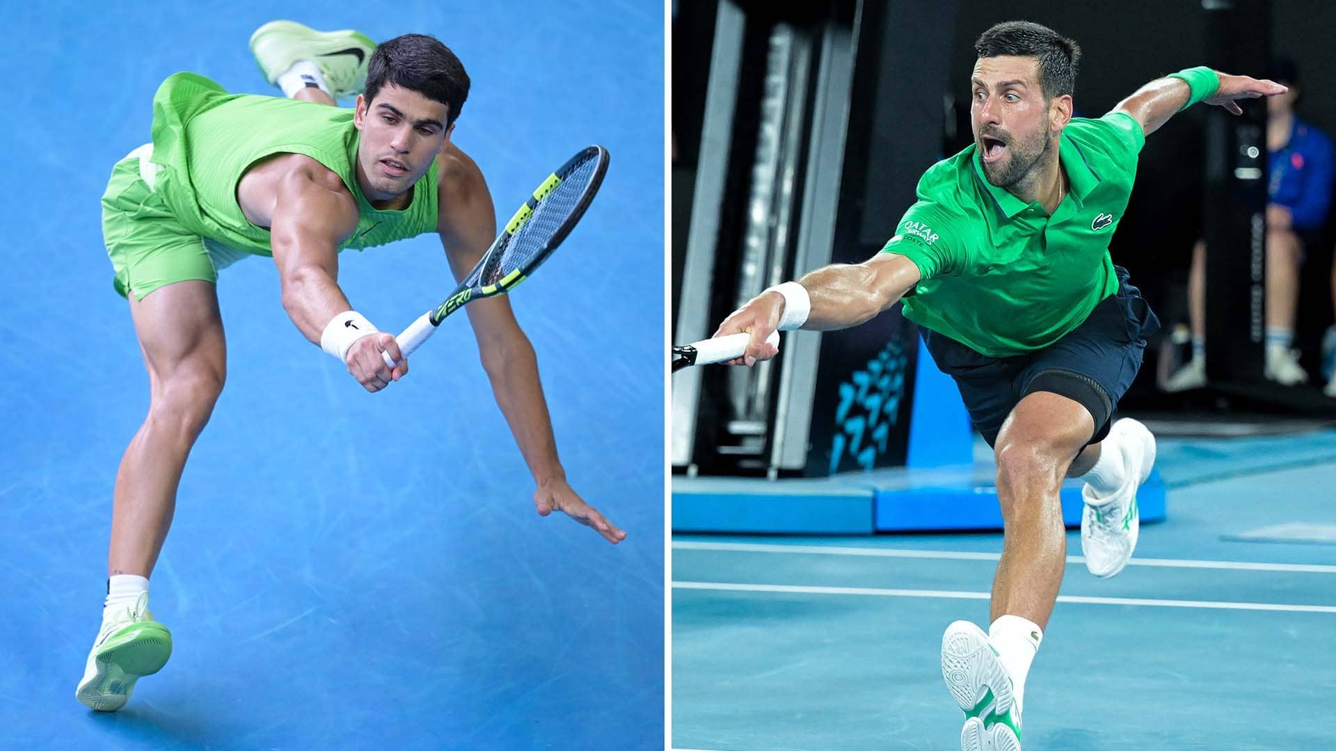 Carlos Alcaraz/Novak Djokovic