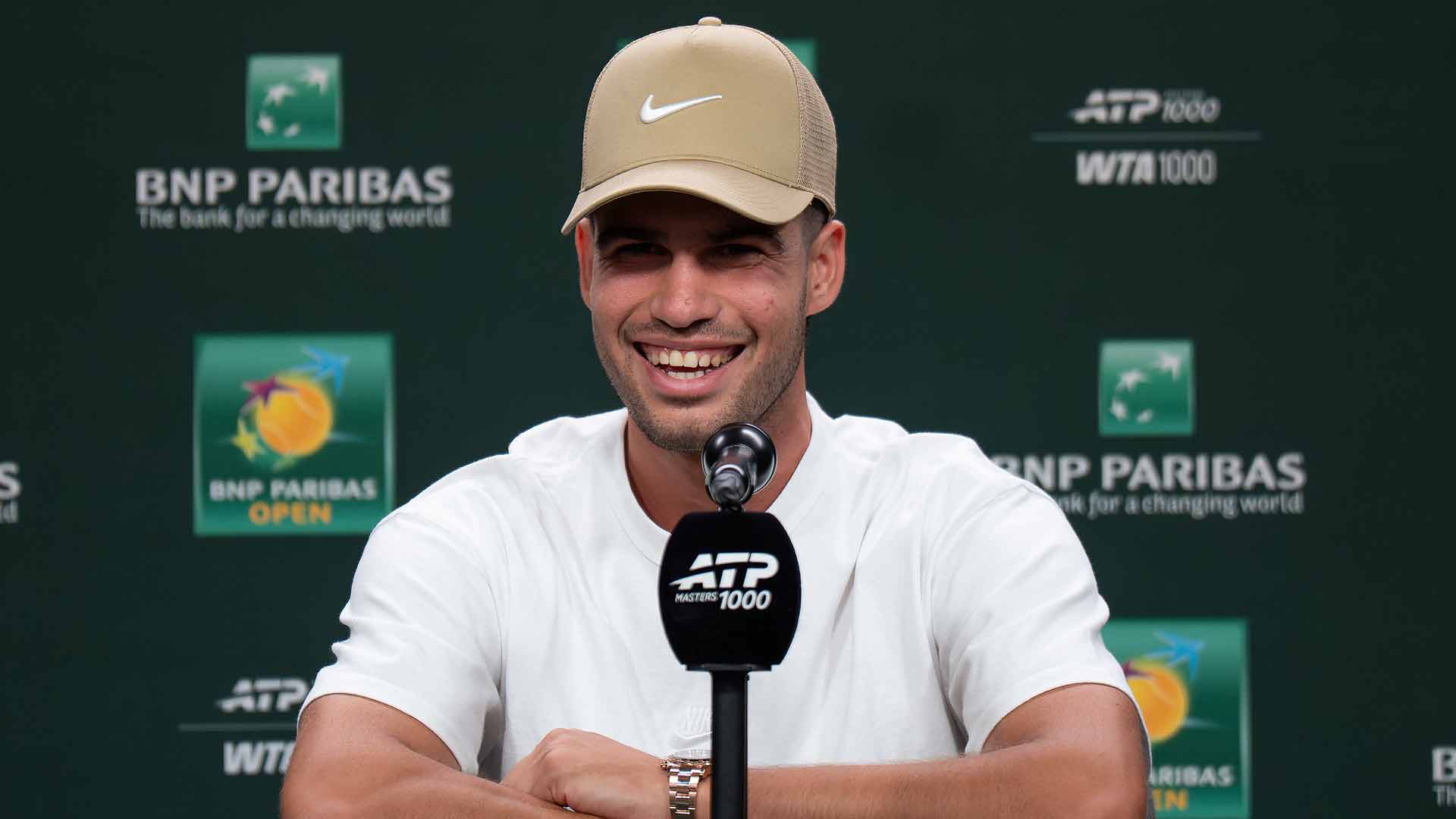 Carlos Alcaraz is the top seed at the BNP Paribas Open.