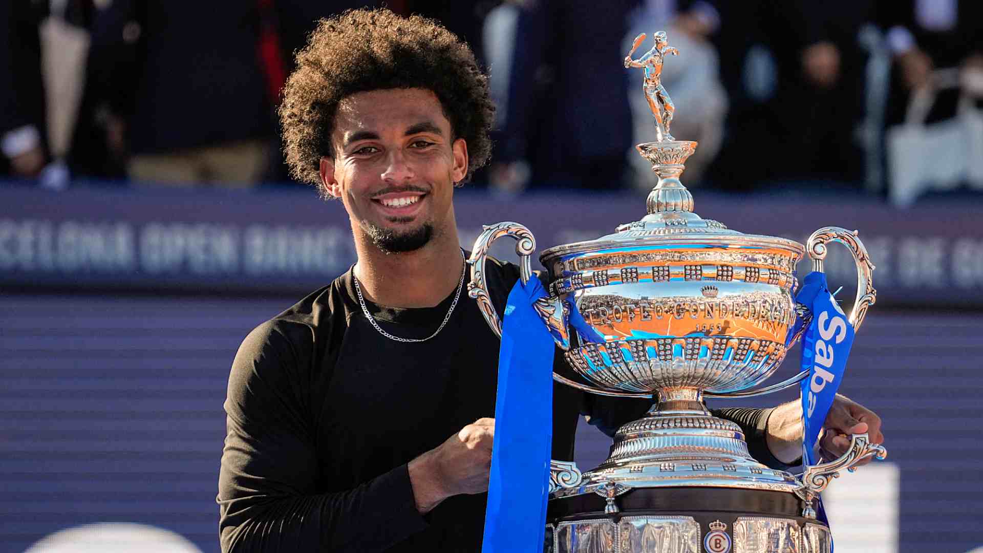 Arthur Fils downs Andrey Rublev to win the Barcelona Open Banc Sabadell title.