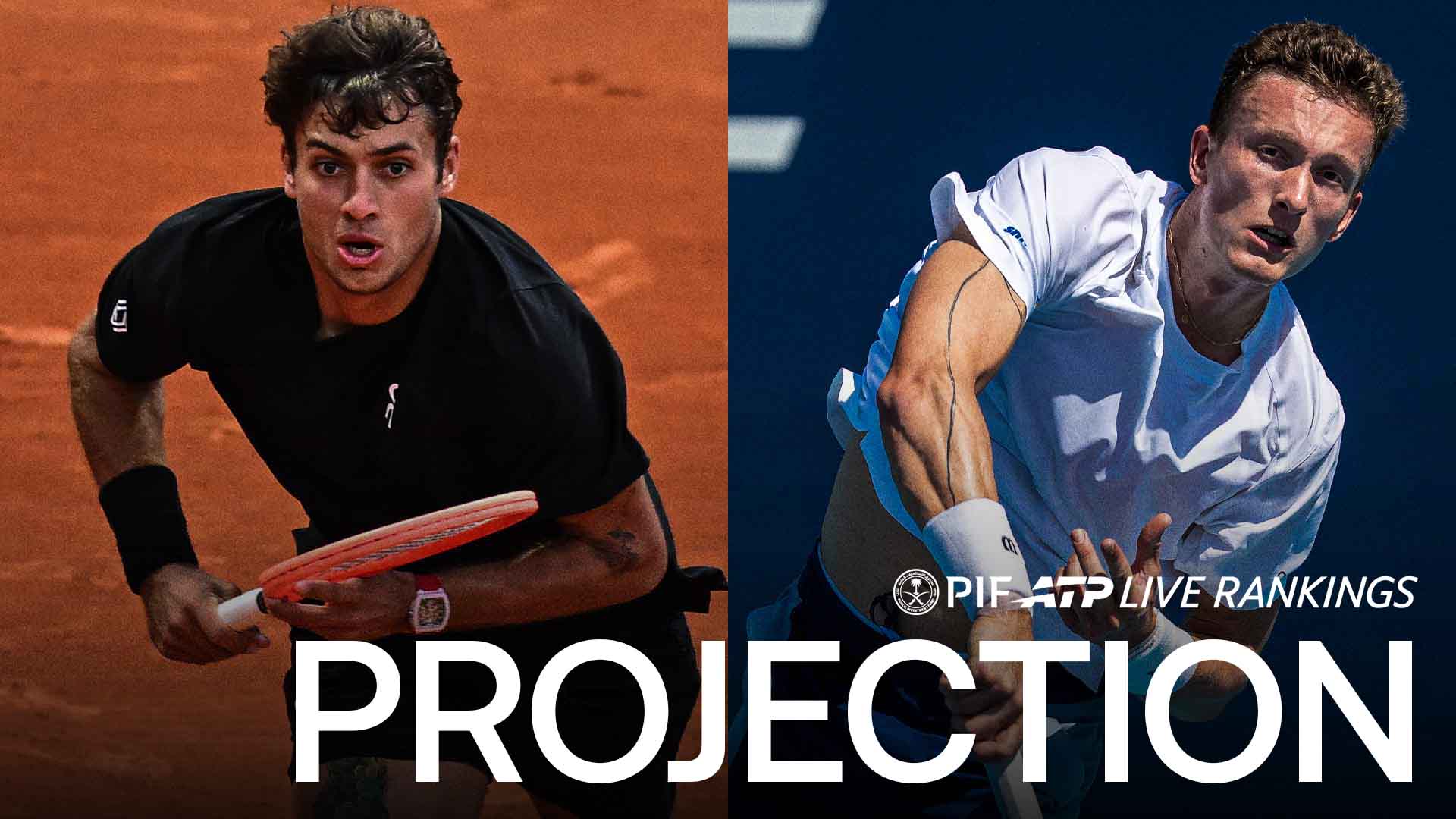 Flavio Cobolli and Jiri Lehecka, who are both still competing in Rome, are aiming for a Top 10 debut.