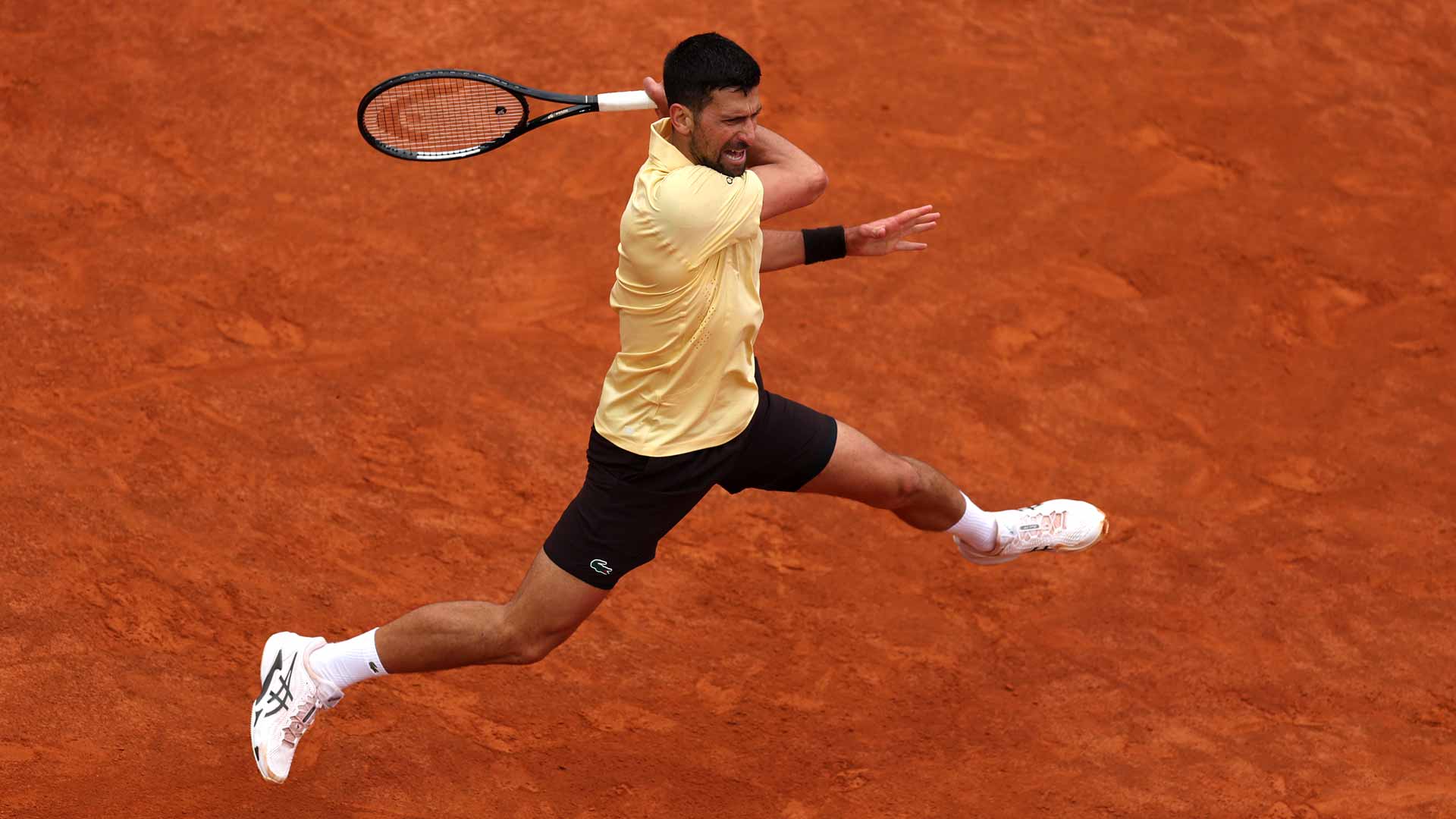 Third seed Novak Djokovic will face 6'7" Frenchman Giovanni Mpetshi Perricard on Sunday at Roland Garros.