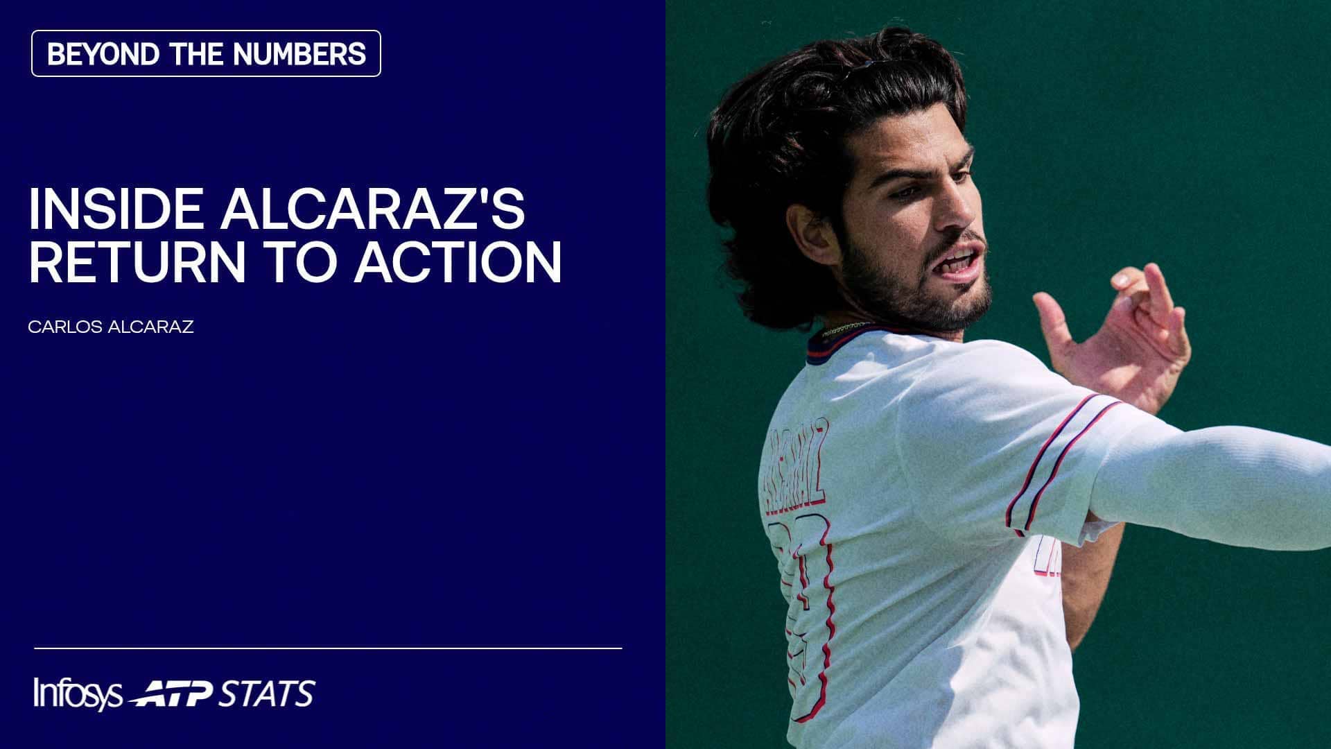 Carlos Alcaraz returned to action just more than a month ago.