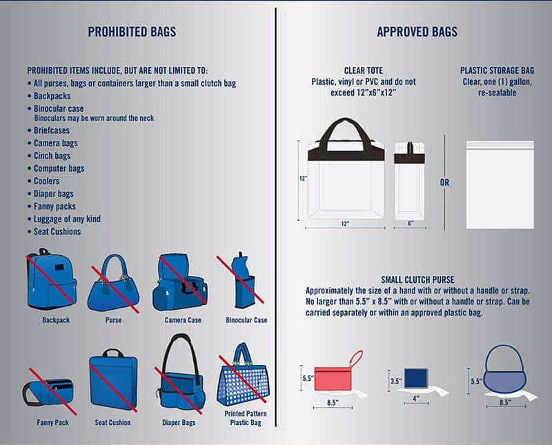 Safety and Security / Clear Bag Policy